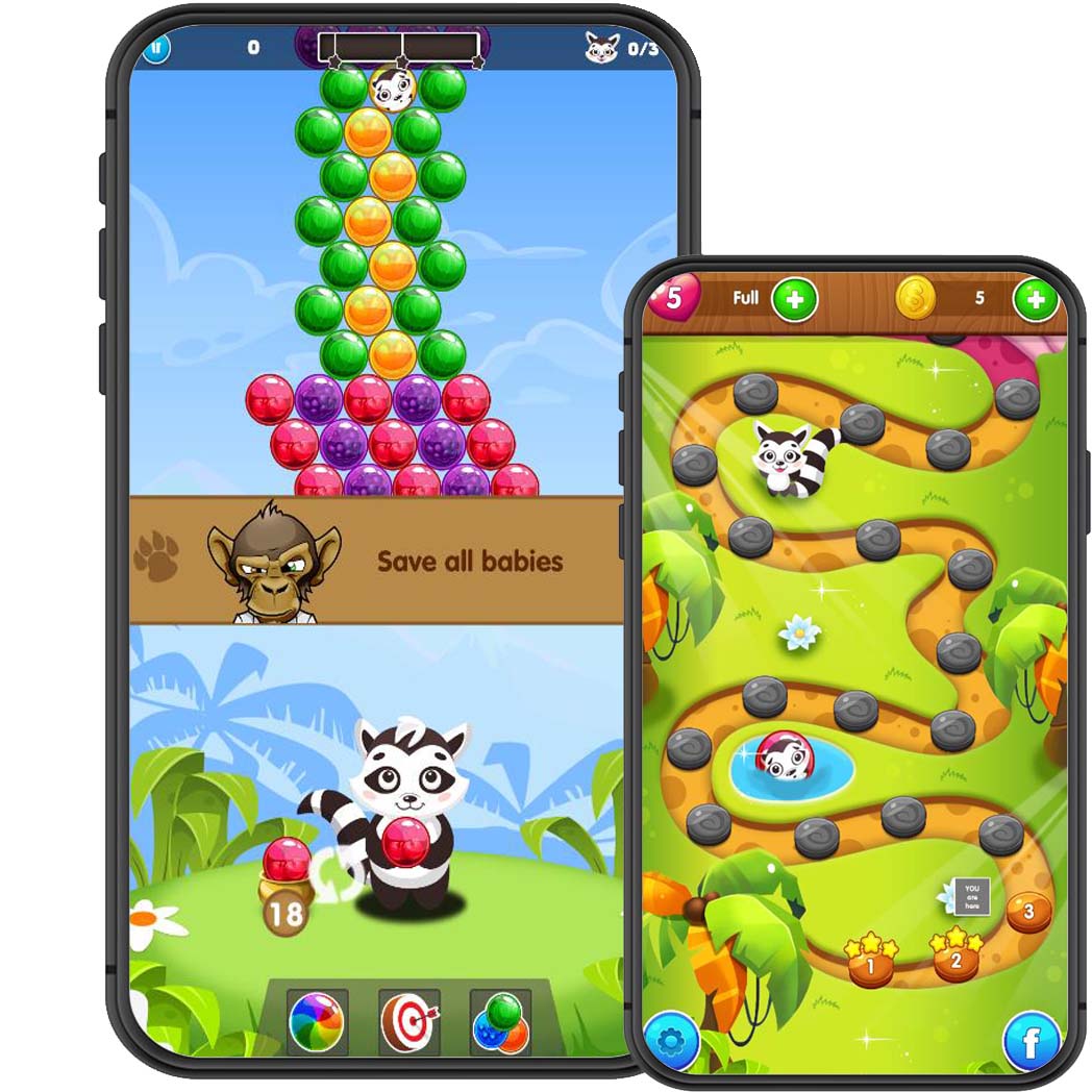 Forest Bubble Shooter 2 Unity Game Source Code Rangii Studio