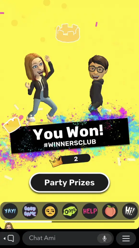 Trivia  Party Snapchat Game